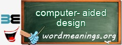 WordMeaning blackboard for computer-aided design